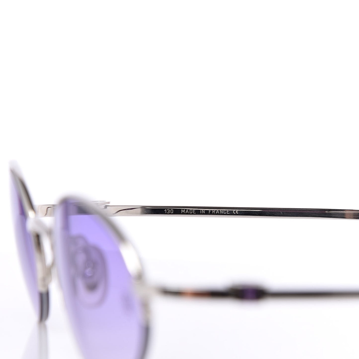 Amethyst Oval Sunglasses T8100512 Purple