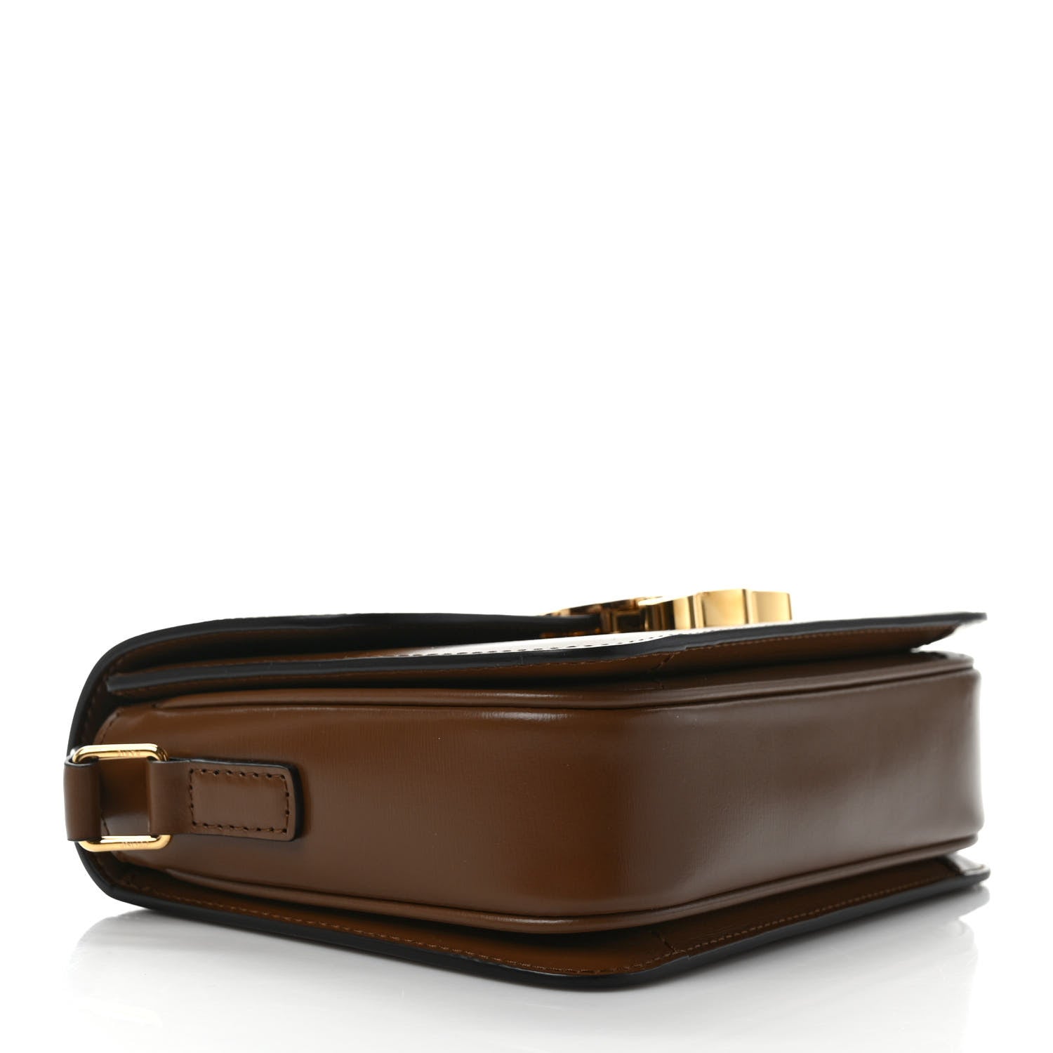 Celine Shiny Calfskin Teen Triomphe Tan 3 of 7