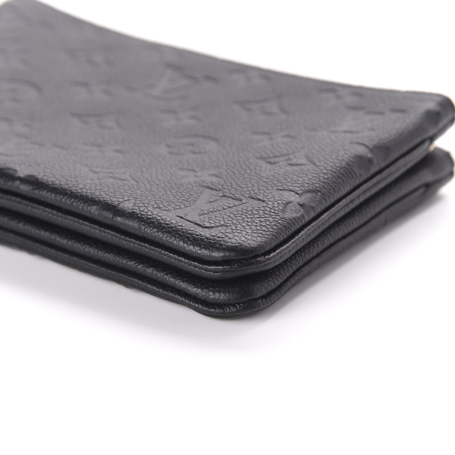 Empreinte Double Zip Pochette Black