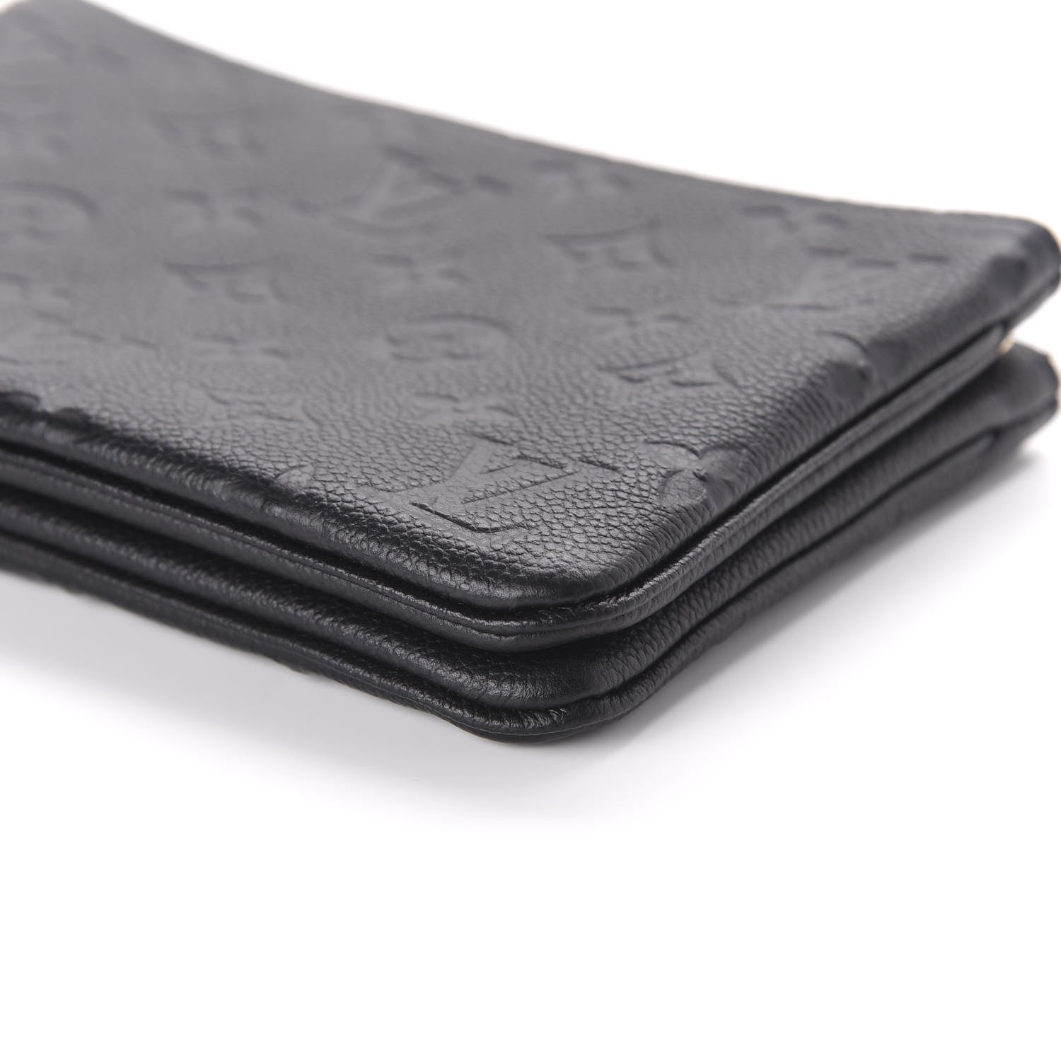 Louis Vuitton Empreinte Double Zip Pochette Black 7 of 9