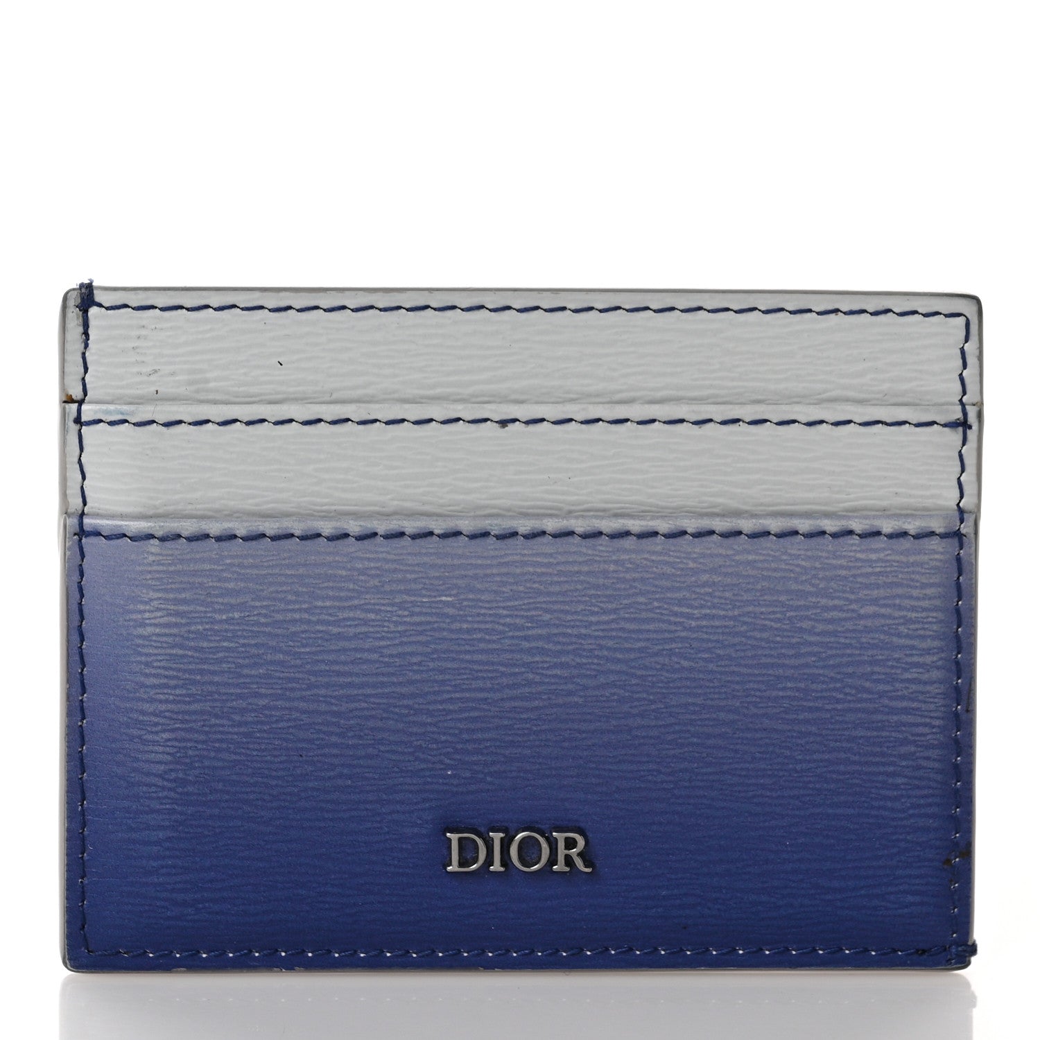 Christian Dior Homme Card Holder Blue Grey 1 of 9