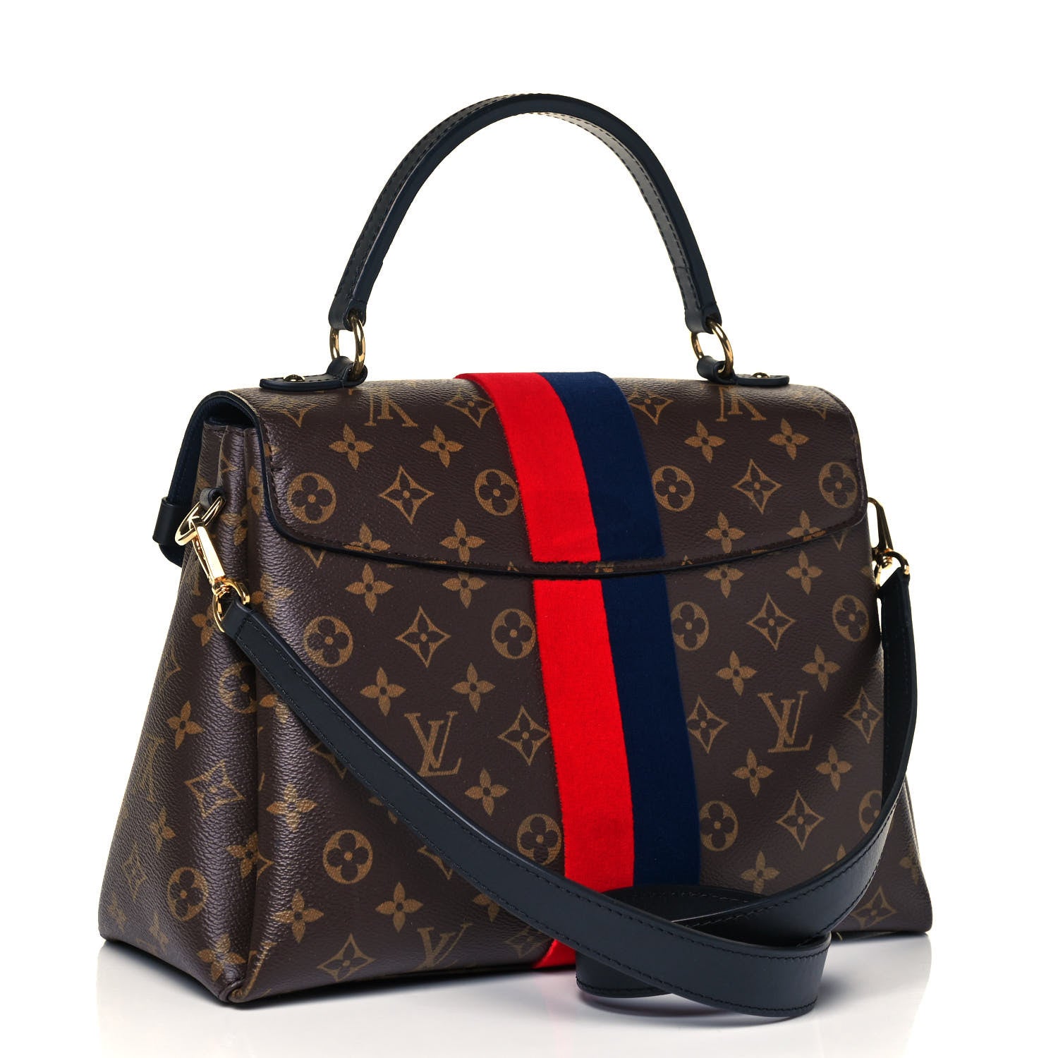 Louis Vuitton Monogram Georges MM Marine Cherry 3 of 9