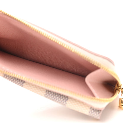 Louis Vuitton Damier Azur Recto Verso Card Holder Rose Ballerine 5 of 6