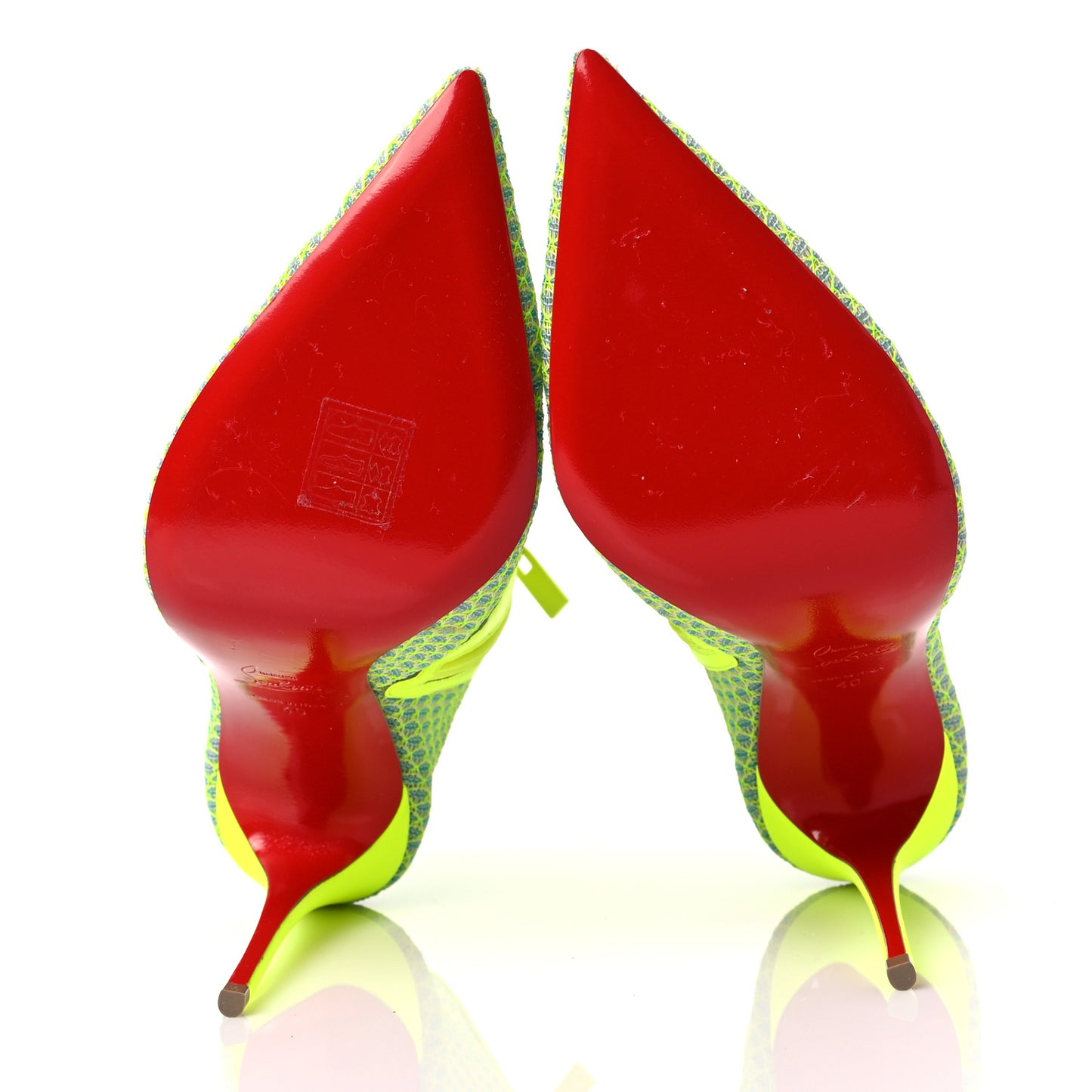 Lace Denim Gipsybootie 100 Ankle Boots 40 Jeans Fluo