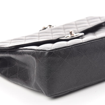 Chanel Caviar Jumbo Single Flap Black 14 of 15