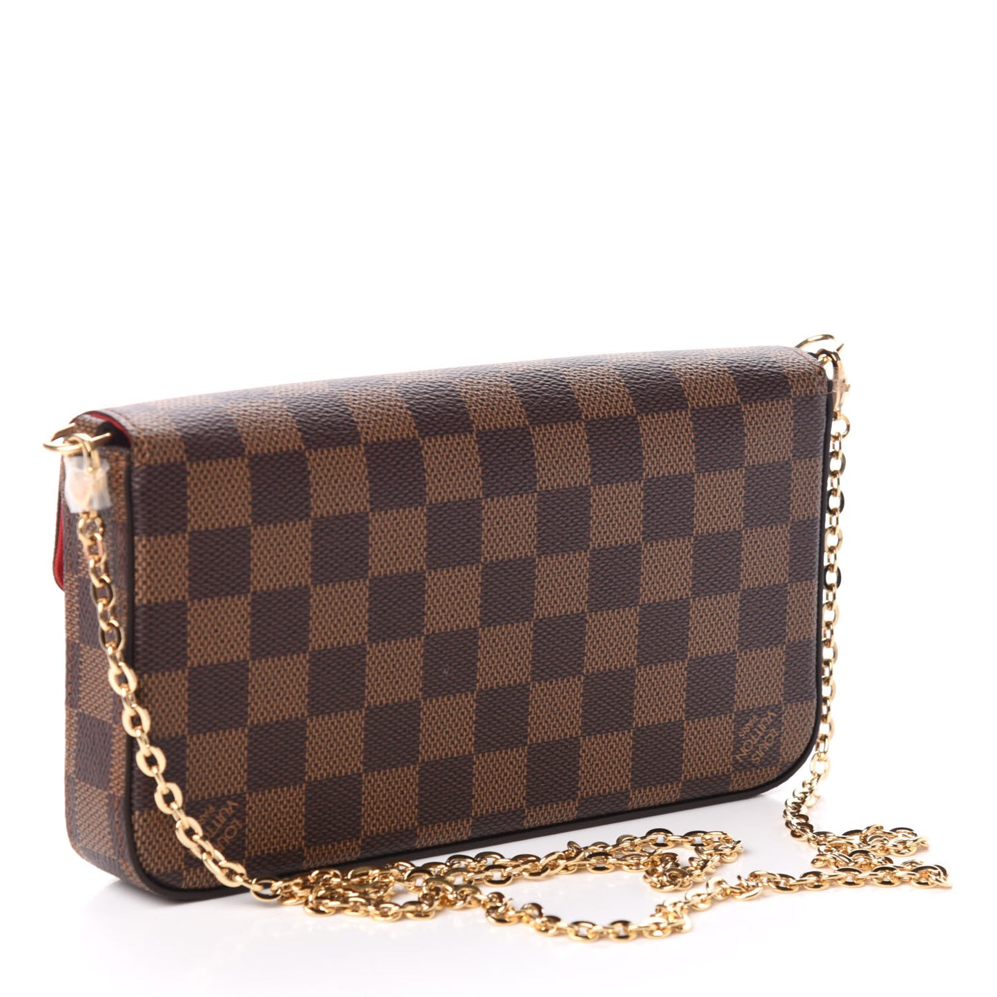 Damier Ebene Pochette Felicie Chain Wallet