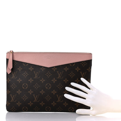 Louis Vuitton Monogram Daily Pouch Rose Poudre 2 of 15