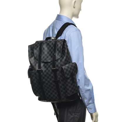Louis Vuitton Damier Graphite Christopher PM Backpack 2 of 8