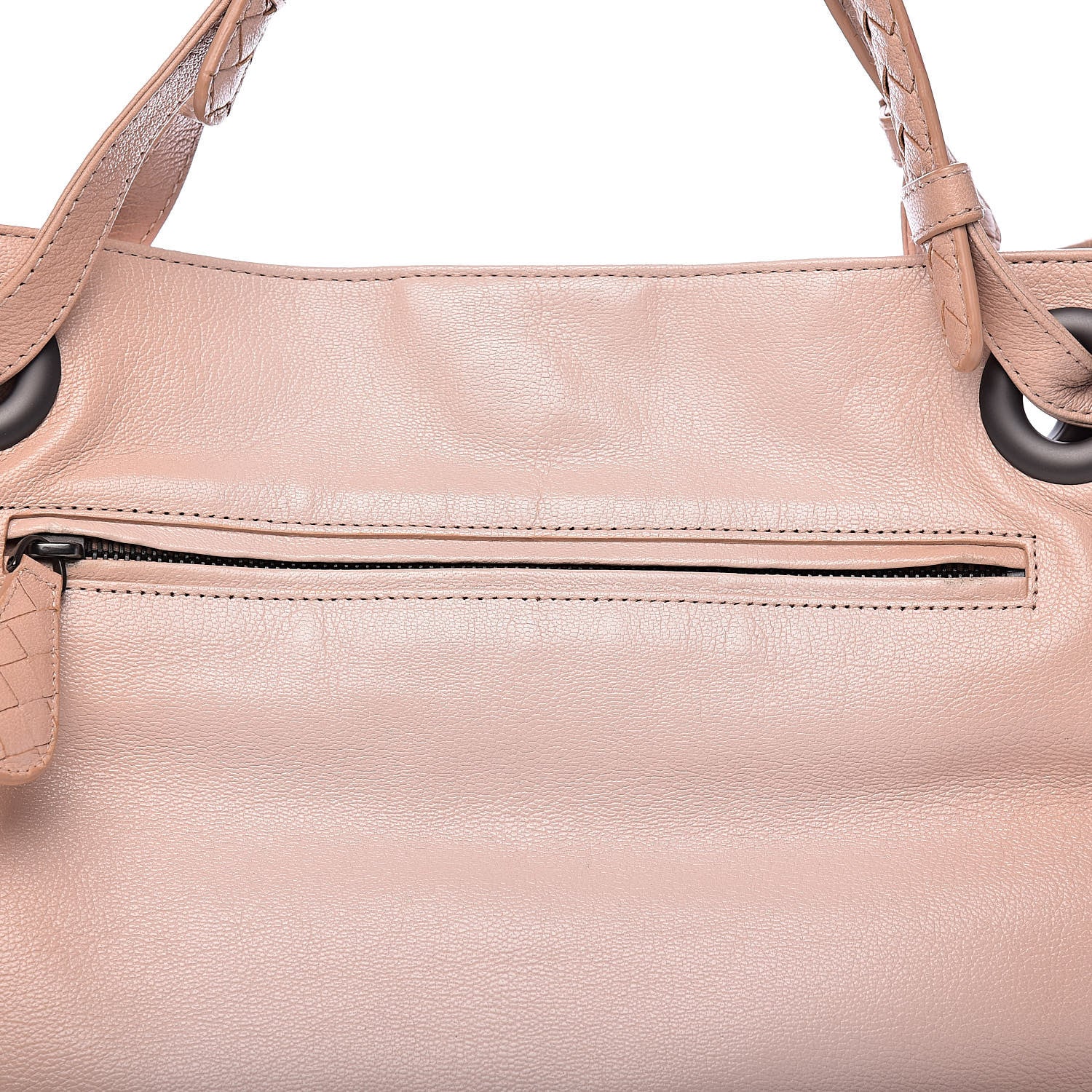 Bottega Veneta Madras Goatskin Sfumato Intrecciato Edoardo Bag Flamingo 10 of 10