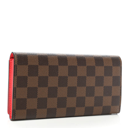 Louis Vuitton Damier Ebene 2021 Christmas Animation London Sarah Wallet 3 of 8