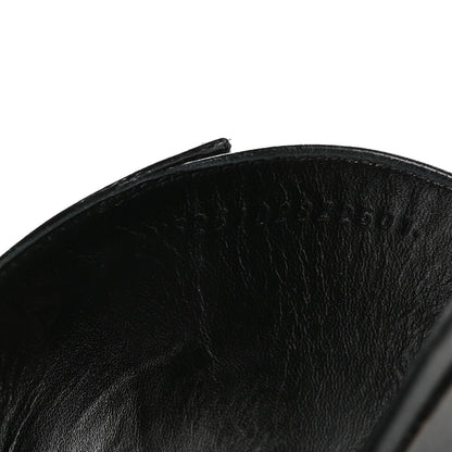 Hermes Calfskin Giulia Sandals 39 Black White 7 of 8