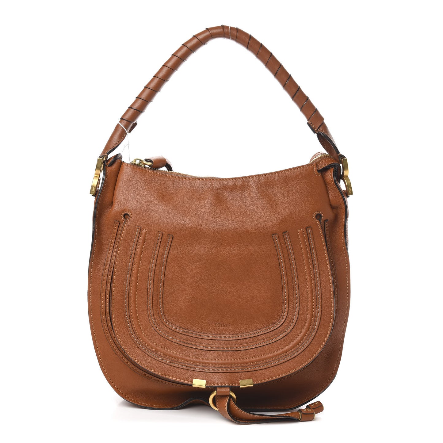 Calfskin Medium Marcie Hobo Tan