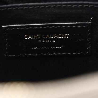 Saint Laurent Calfskin Matelasse Monogram Lou Camera Bag Greyish Brown 6 of 11