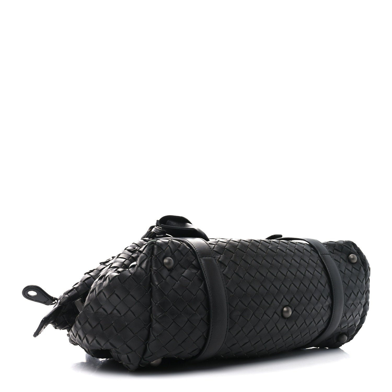 Bottega Veneta Nappa Intrecciato Montaigne Rings Bag Black 4 of 11