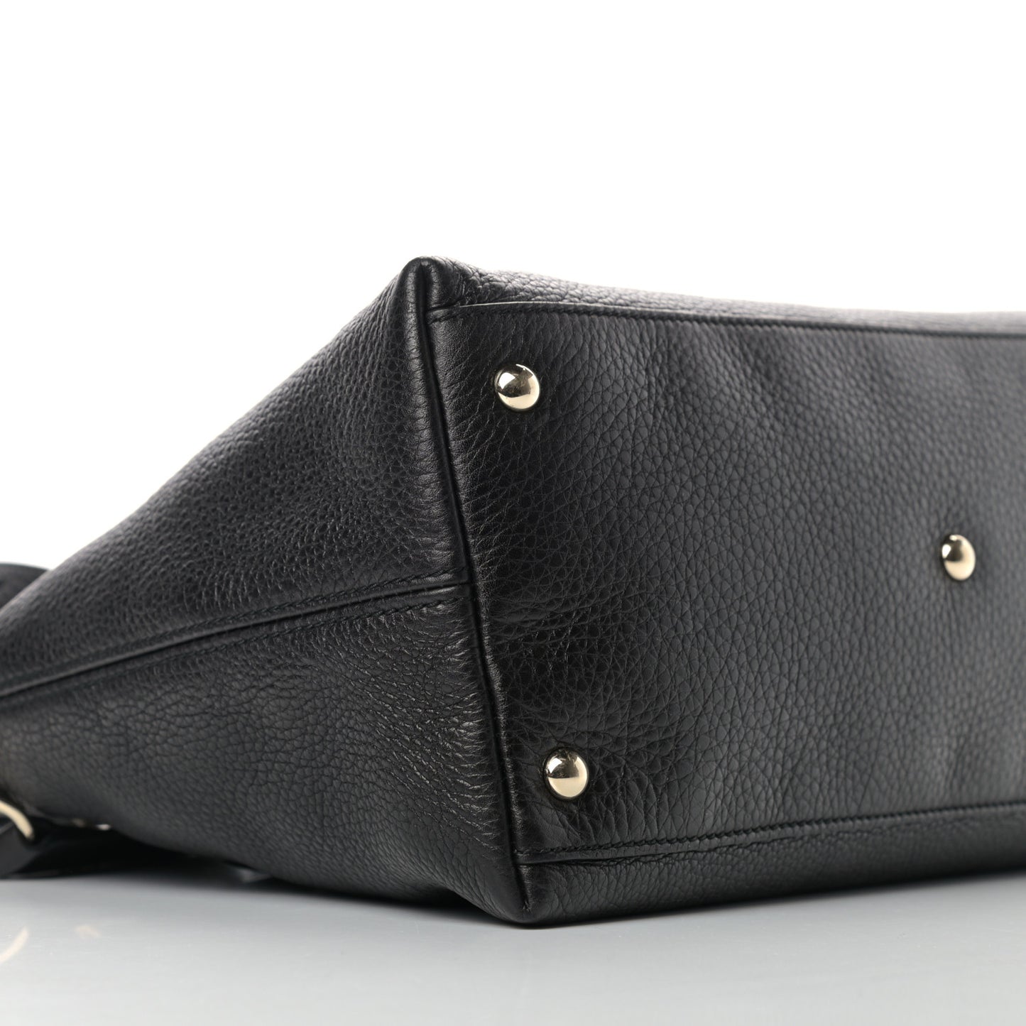 Cellarius Calfskin Small Soho Top Handle Satchel Black