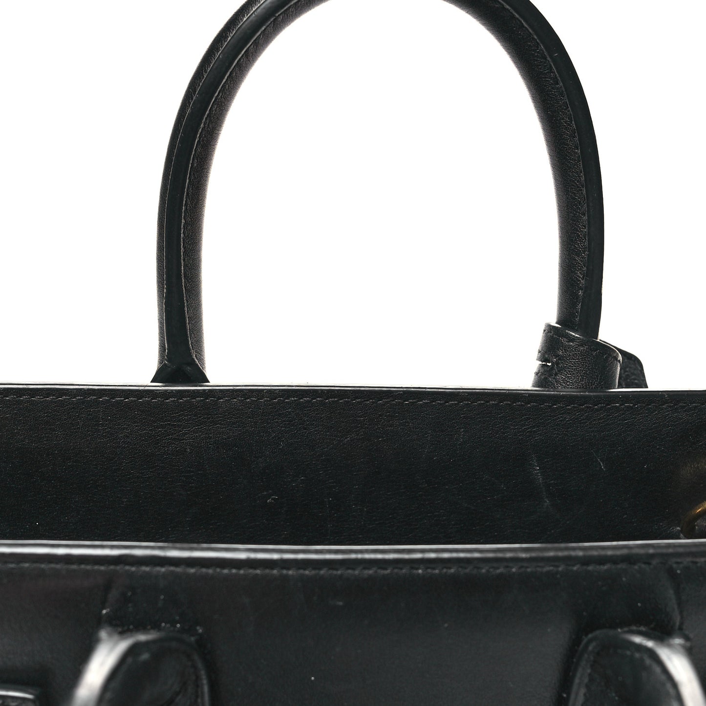 Calfskin Nano Sac De Jour Black