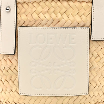 Loewe Raffia Small Basket Tote Bag Natural White 8 of 10