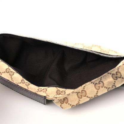 Gucci GG Monogram Double Pocket Belt Bag Dark Brown 12 of 12