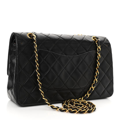 Chanel Lambskin Quilted Medium Double Flap Black 3 of 13