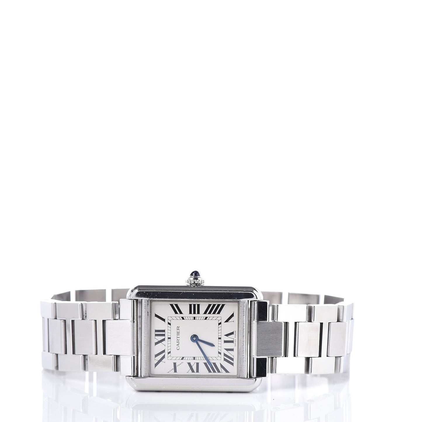 Stainless Steel 24mm Tank Solo Quartz Watch