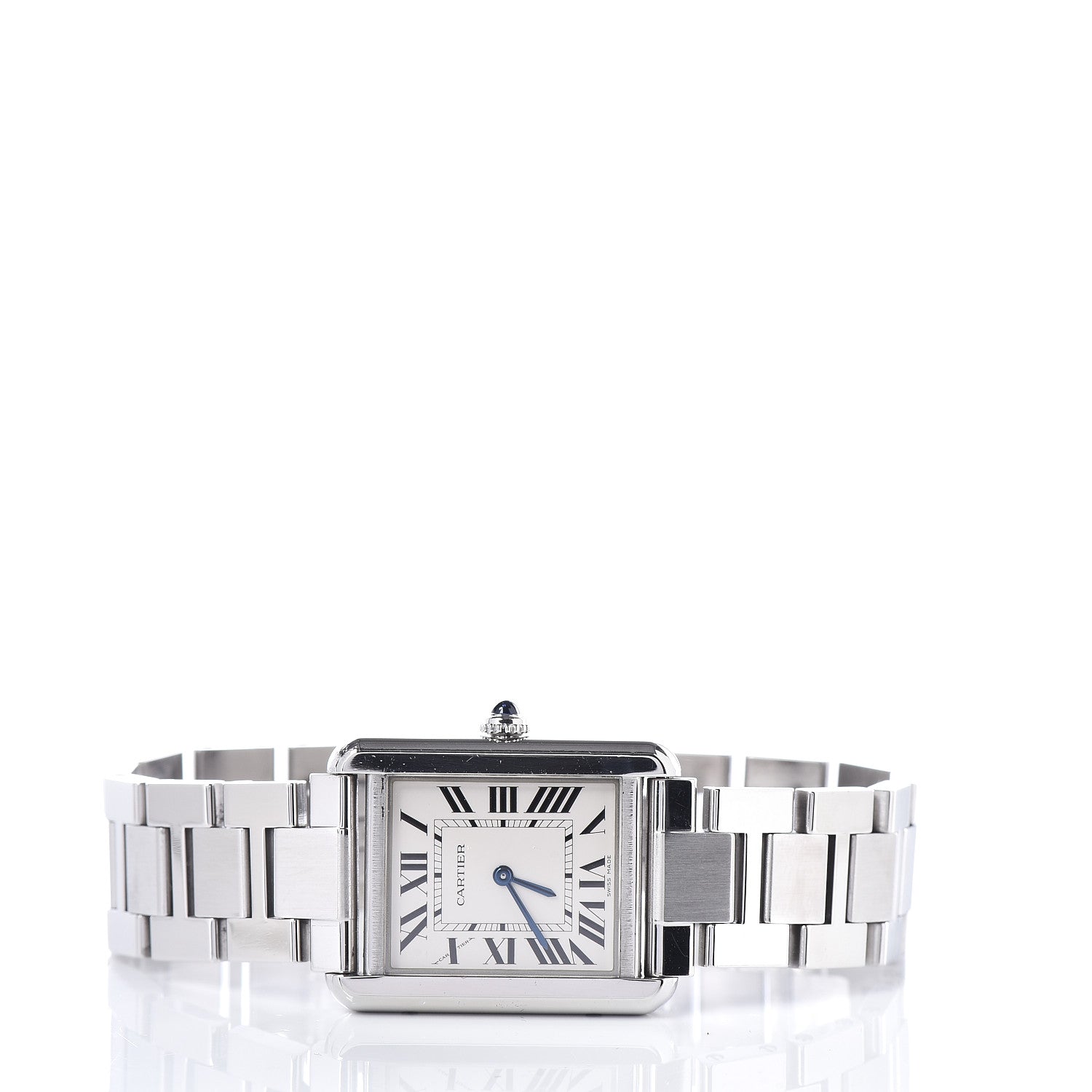 Cartier Stainless Steel 24mm Tank Solo Quartz Watch 3 of 7