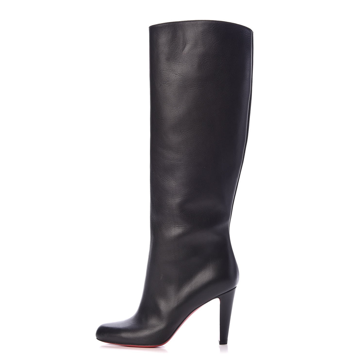 Christian Louboutin Calfskin Opera Marmara Botta 85 Tall Boots 39 Black 1 of 8