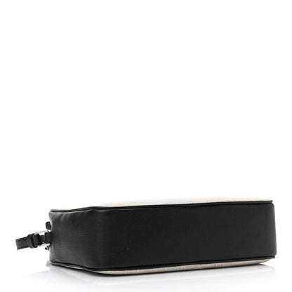 Saint Laurent Linen Canvas Monogram Lou Camera Bag Black 4 of 11