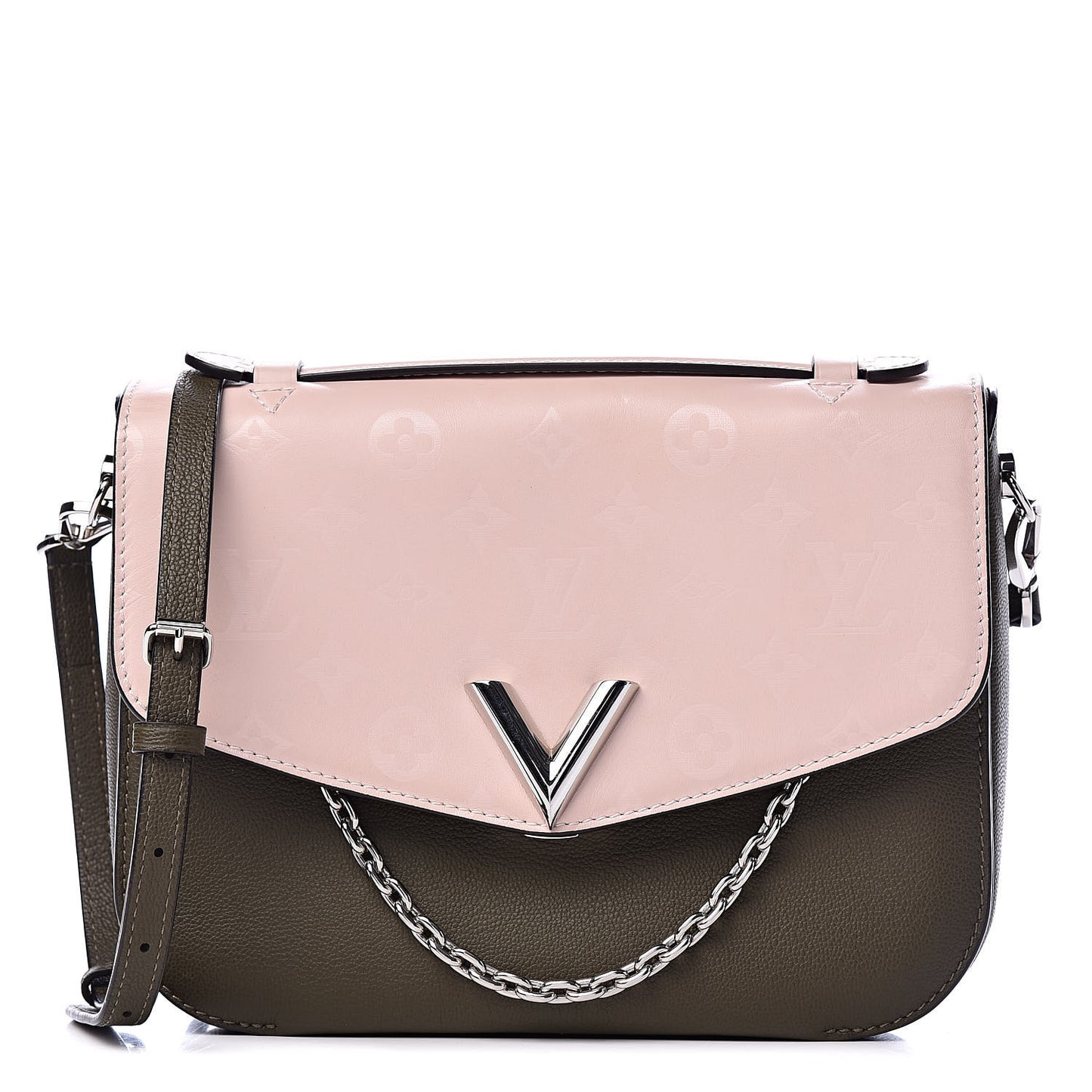 Calfskin Very Messenger Kaki