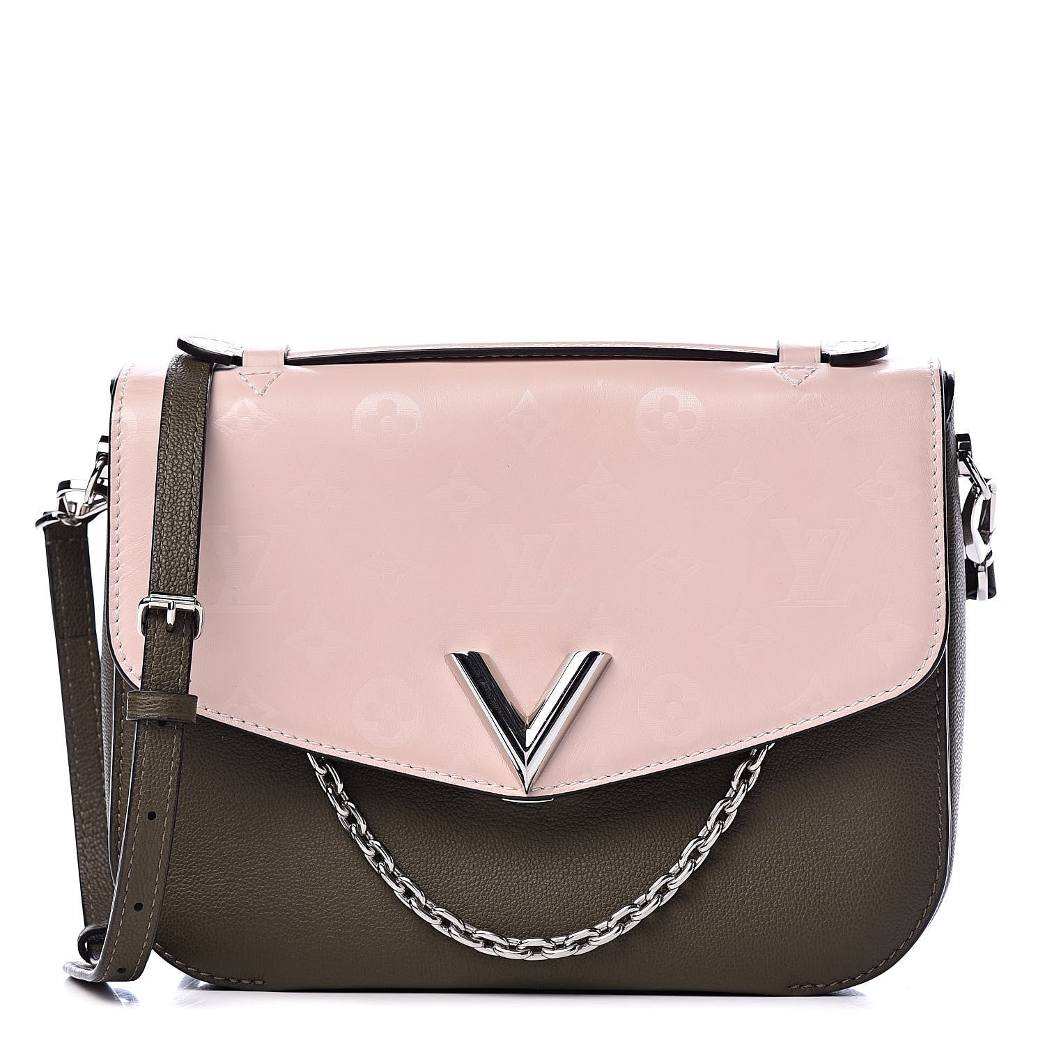 Louis Vuitton Calfskin Very Messenger Kaki 1 of 10