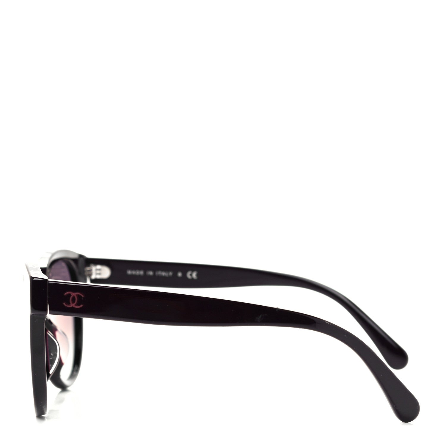Chanel Acetate CC Butterfly Sunglasses 5414-A Black 3 of 9