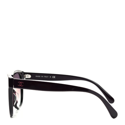 Chanel Acetate CC Butterfly Sunglasses 5414-A Black 3 of 9