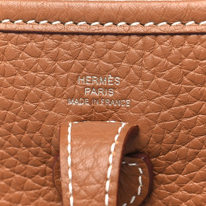 Hermes Taurillon Clemence Evelyne TPM Gold 6 of 11