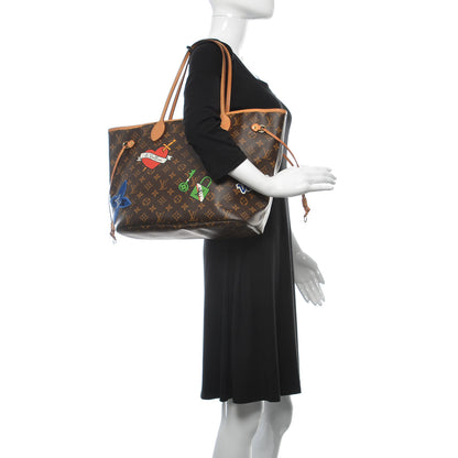 Louis Vuitton Monogram Travel Stickers Neverfull MM 2 of 14