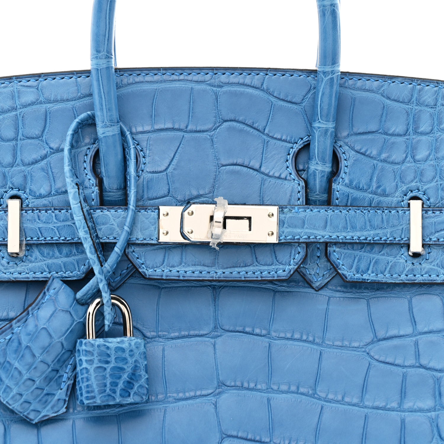 Hermes Matte Alligator Birkin 25 Mykonos 8 of 12