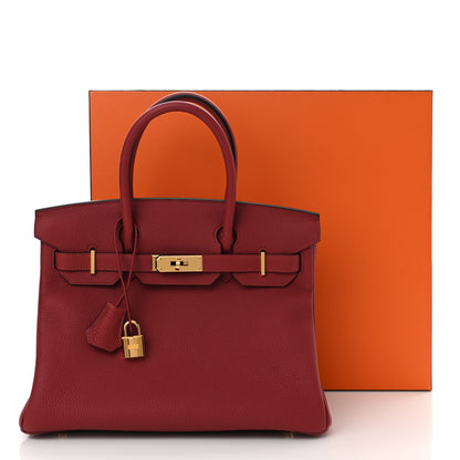 Hermes Togo Birkin 30 Rouge Grenat 11 of 11