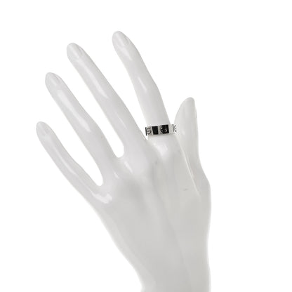Cartier 18K White Gold 5.5mm LOVE Ring 53 6.5 2 of 4