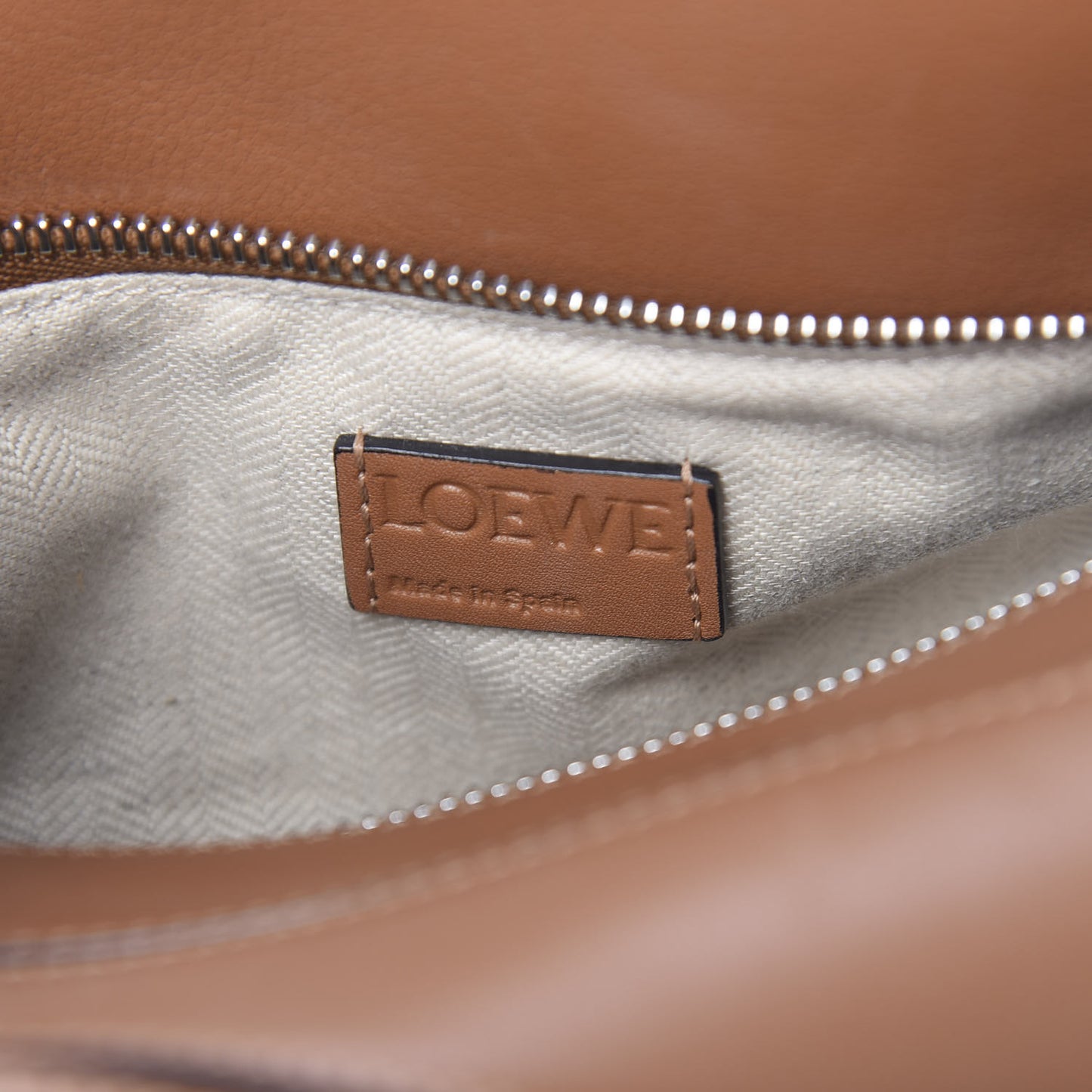Calfskin Small Puzzle Bag Tan
