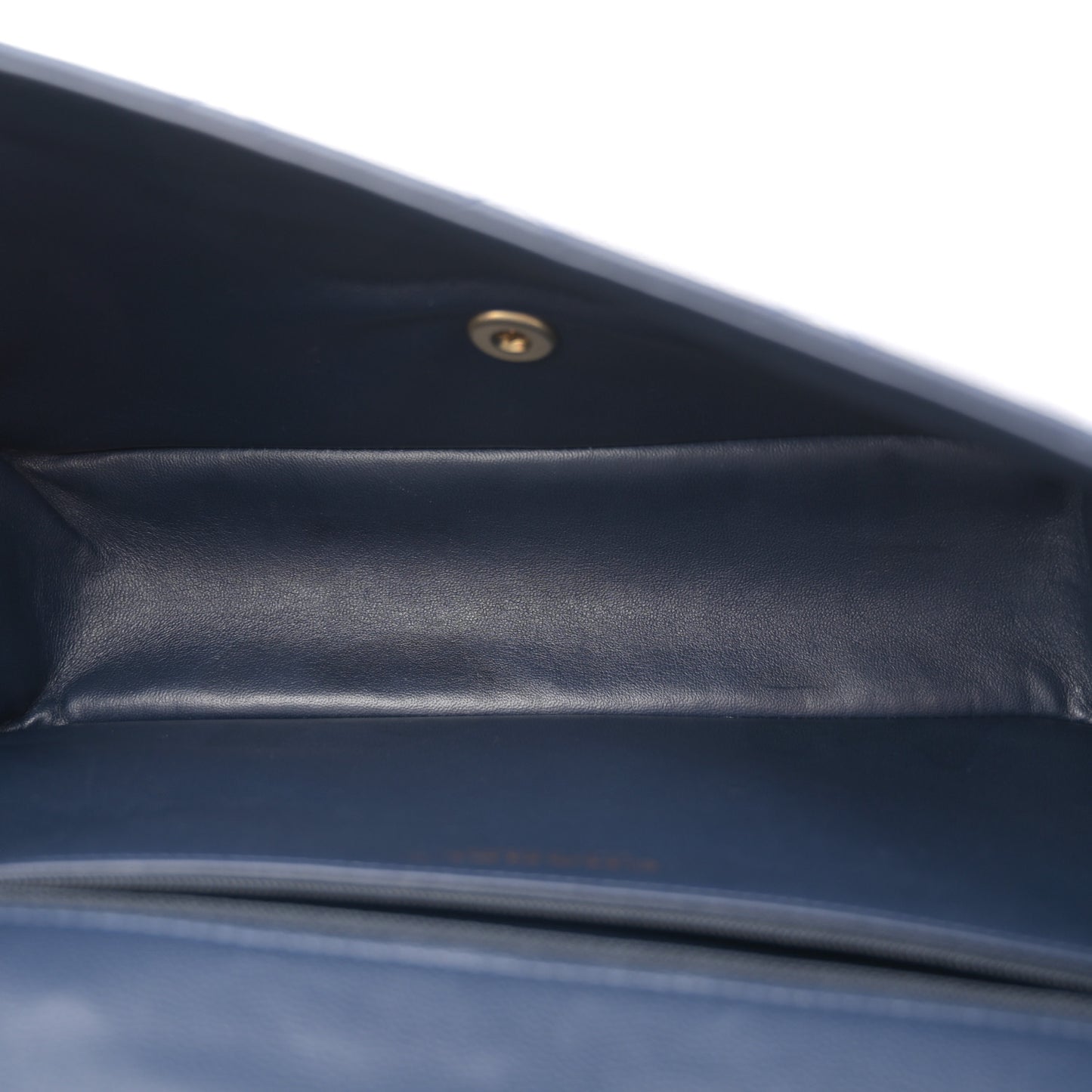 Caviar Quilted Large Sweet Classic Flap Navy Blue