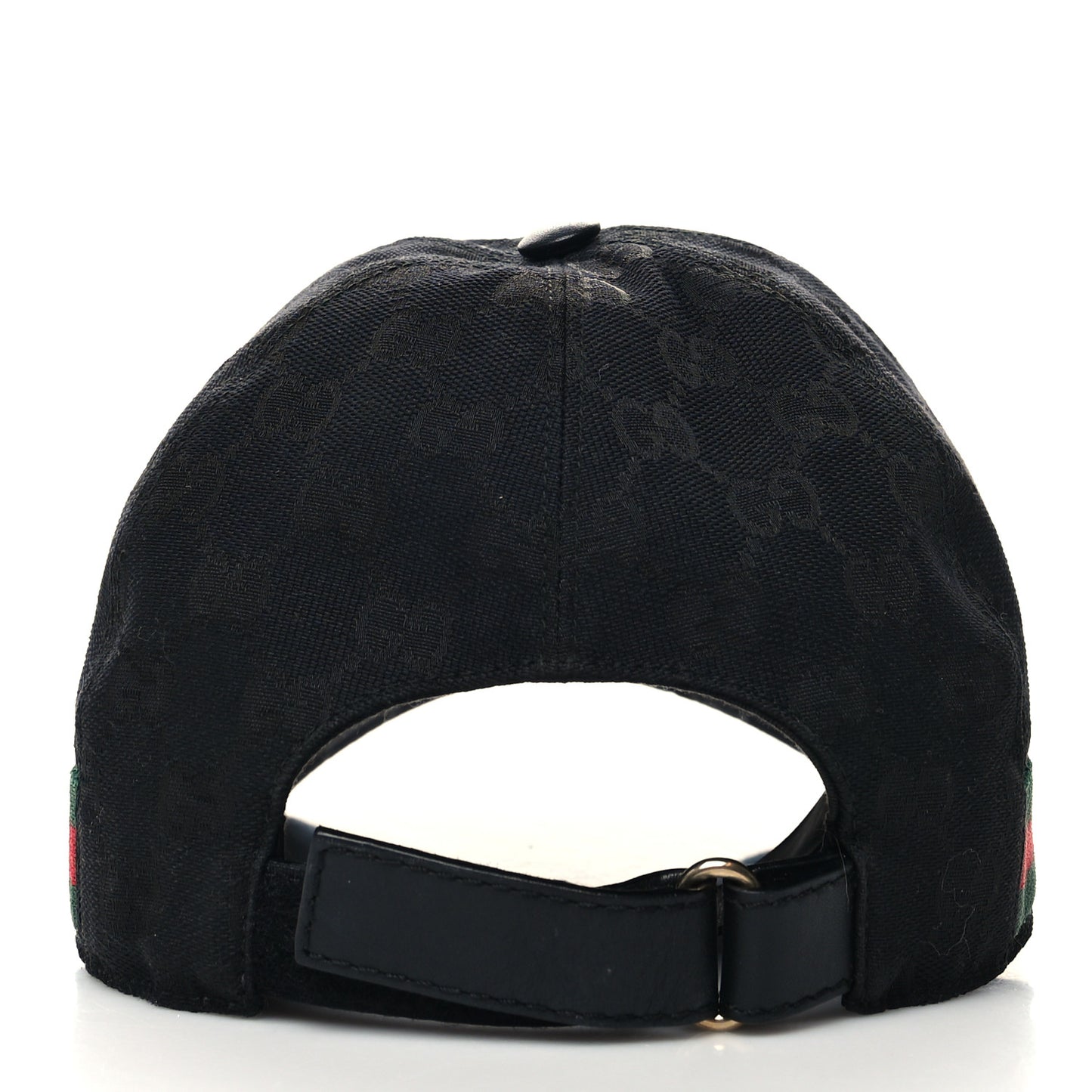 Monogram Web Baseball Hat S Black