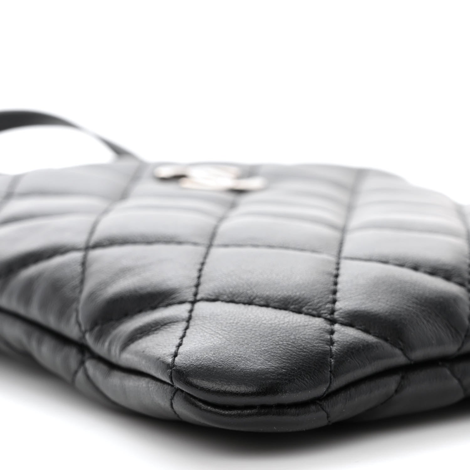 Chanel Lambskin Quilted Crossbody Bag Black 10 of 11