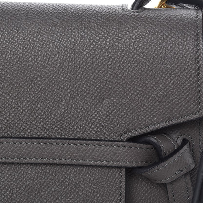 Celine Grained Calfskin Nano Belt Bag Grey 15 of 15