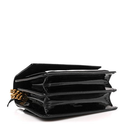 Saint Laurent Patent Small Monogram Sunset Black 4 of 9