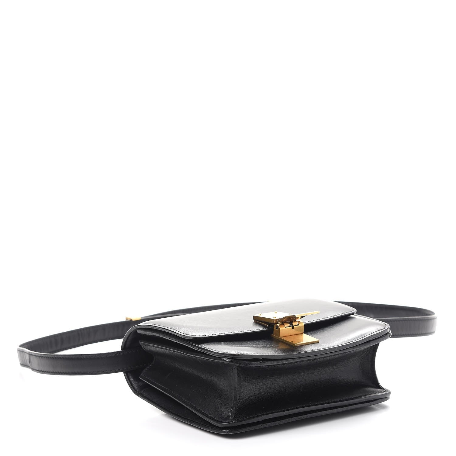 Celine Box Calfskin Small Classic Box Flap Bag Black 5 of 14