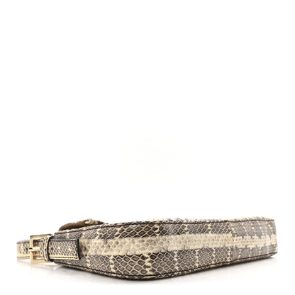 Fendi Snakeskin Baguette Natural 4 of 10
