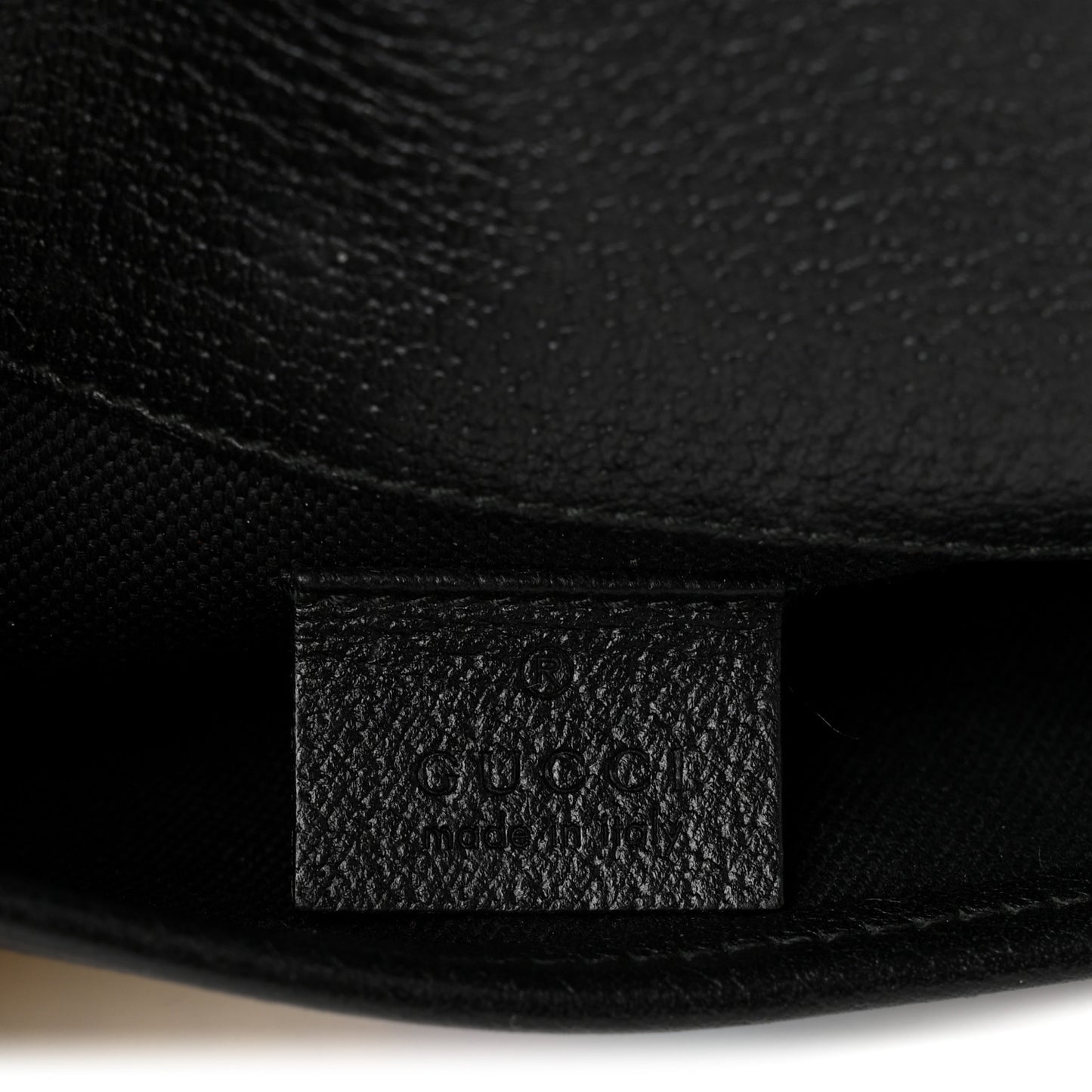 GG Supreme Monogram Psychedelic Slim Belt Bag Black