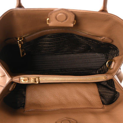 Prada Vitello Daino Tote Caramel 5 of 9