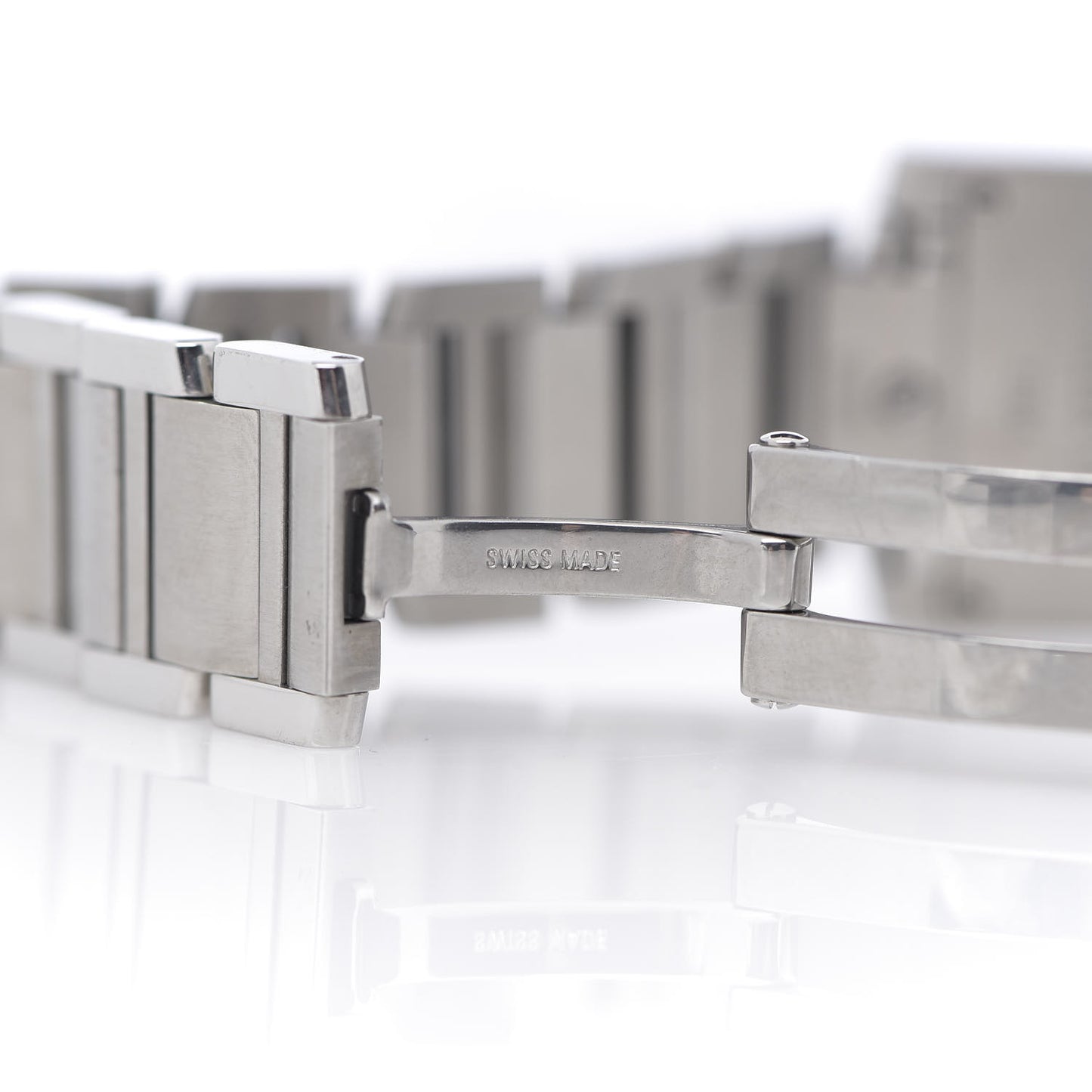 Stainless Steel 20mm Tank Francaise Quartz Watch