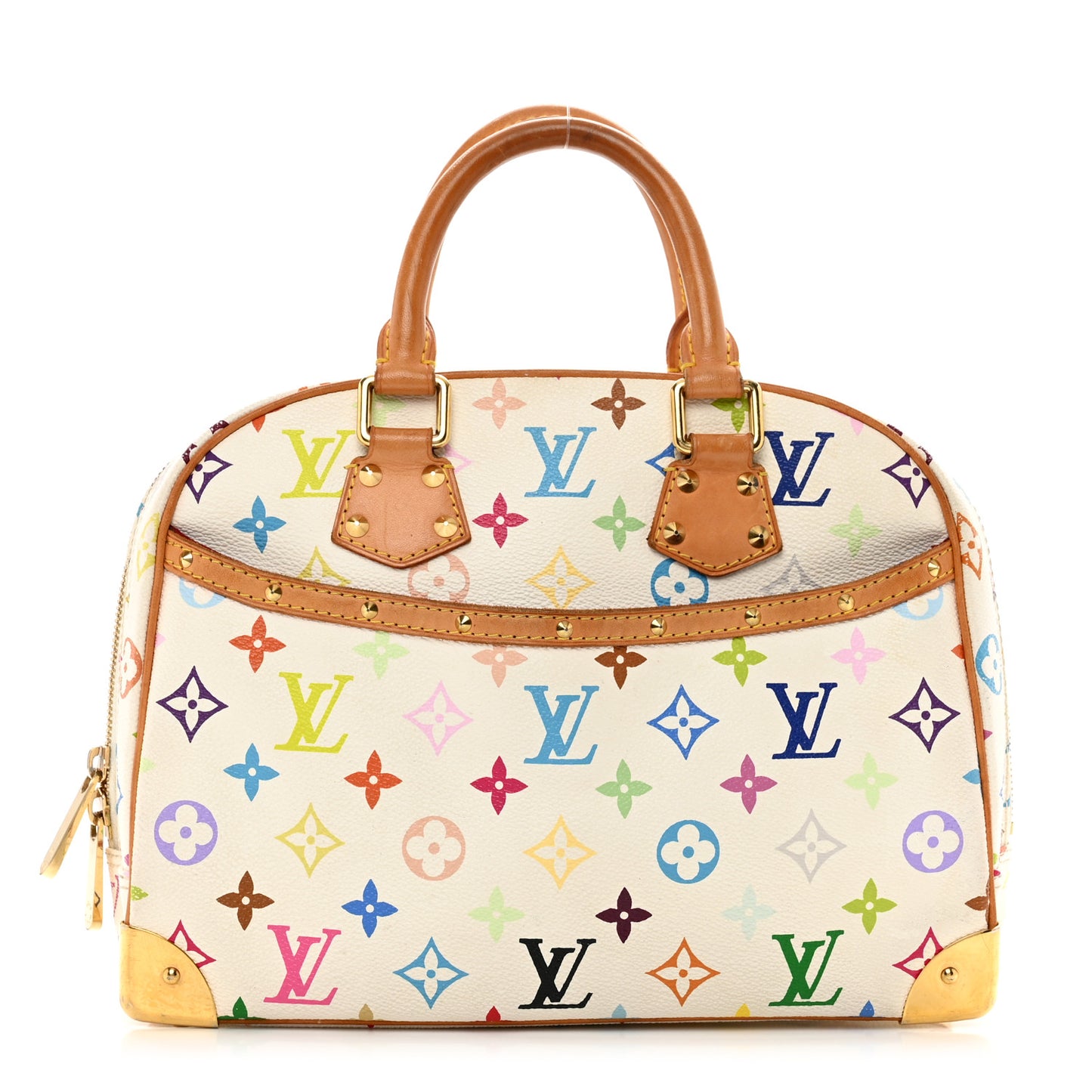 Monogram Multicolor Trouville White