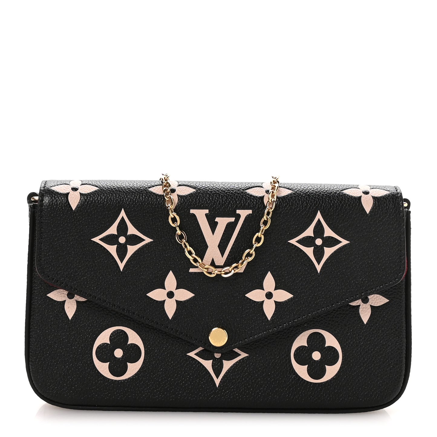 Empreinte Monogram Giant Felicie Pochette Black Beige