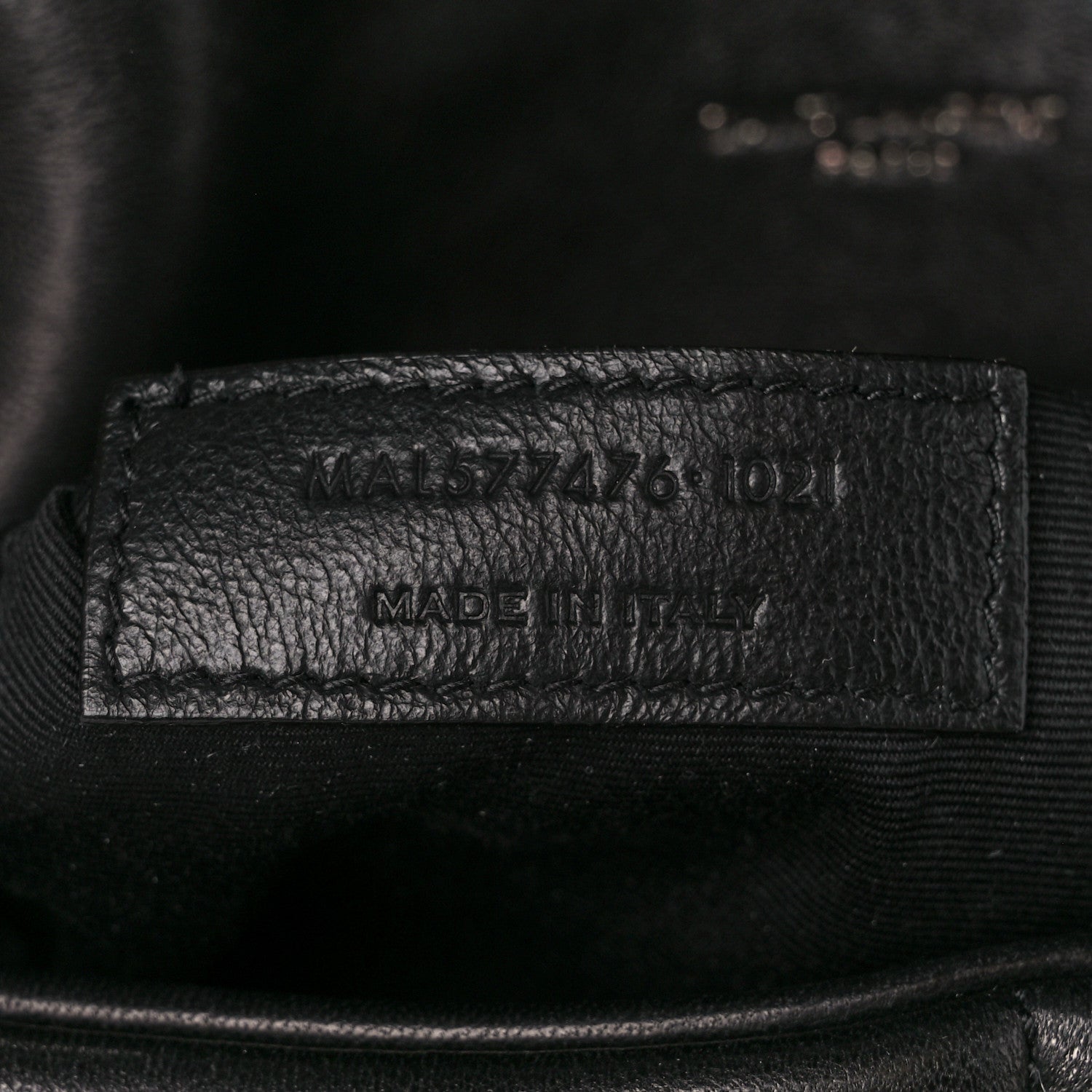 Saint Laurent Lambskin Quilted Monogram Monochrome Small Loulou Puffer Chain Satchel Black 8 of 11